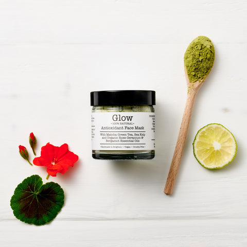 Glow botanical face mask by Corinne Taylor. 100% natural, vegan friendly, cruelty free and organic.