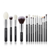 15pcs Black Professional Makeup Brush Set - Jessup Brauty