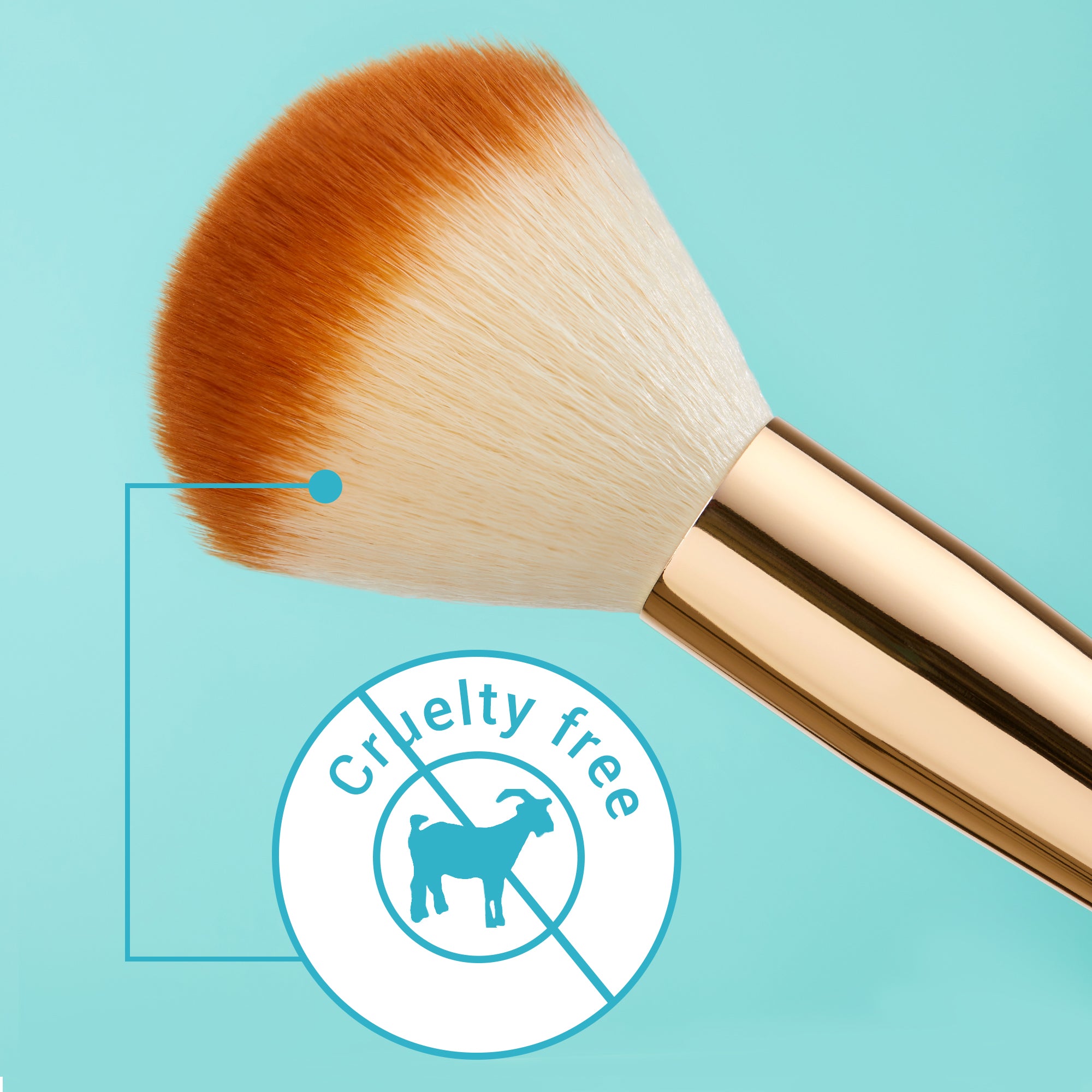 cruelty free makeup brush set - Jessup beauty