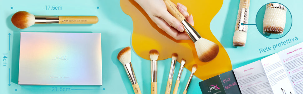 best makeup brush sets bamboo - Jessup beauty