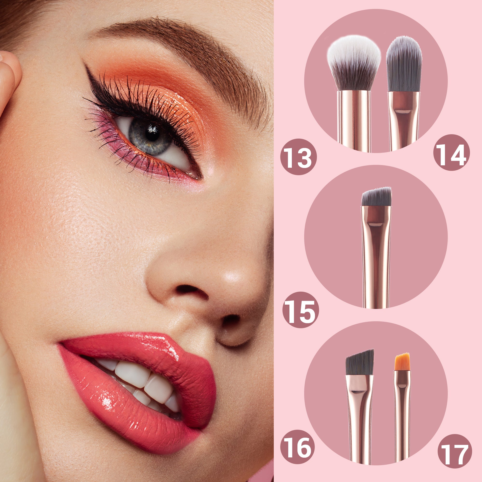 eyeshadow brush set - Jessup beauty