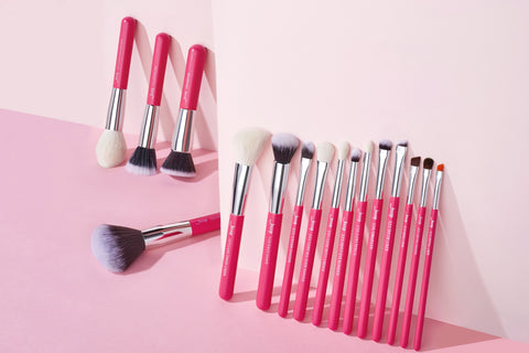 Pink Makeup Brush Set - Jessup