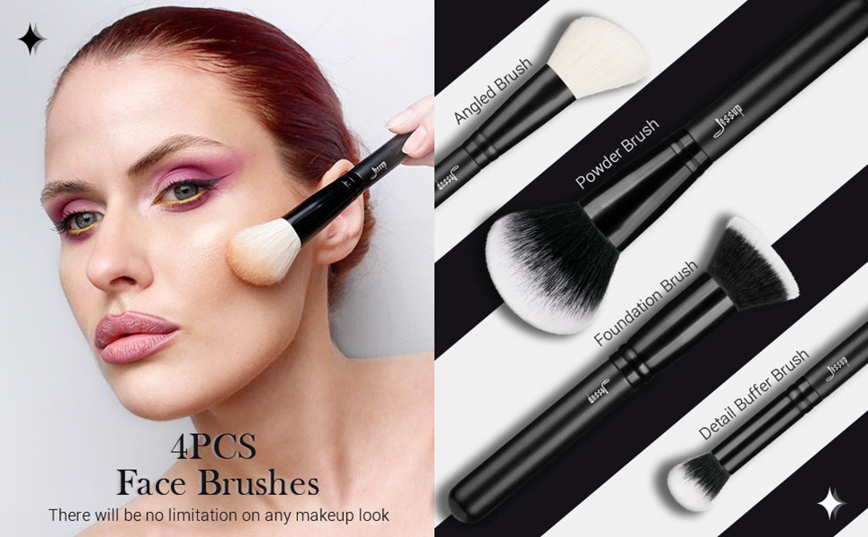 face makeup brushes - Jessup Beauty