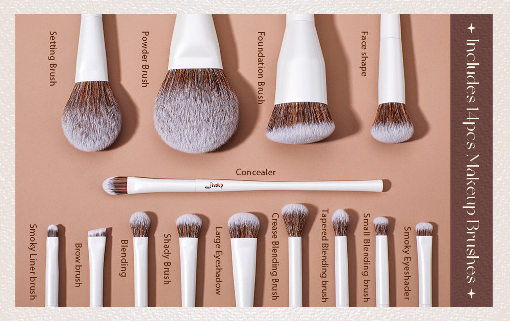 set of makeup brushes - Jessup