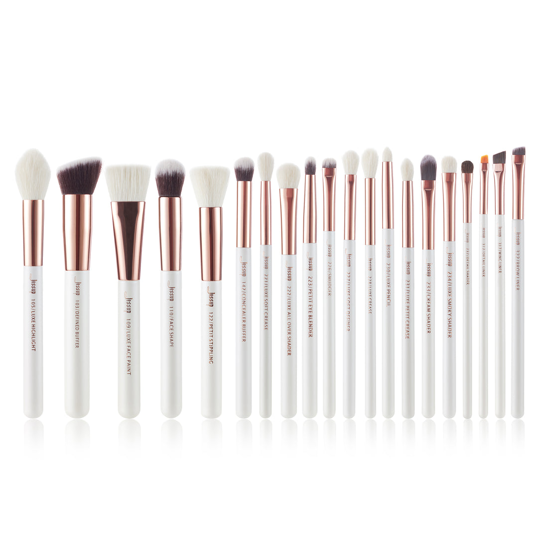 Popular Makeup Brushes White New 20PCS