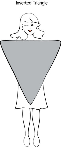 inverted triangle body shape