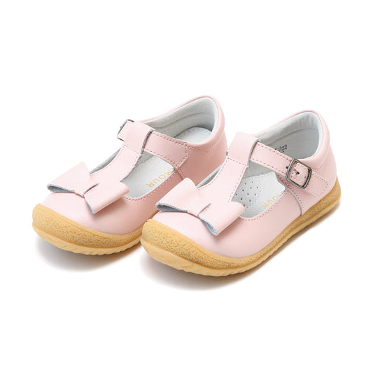 Emma Bow T-Strap Mary Jane - Pink