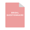 Bridal Questionnaire