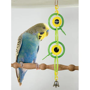 Caitec - Bird Toy Ring & Mirrors - Southern Agriculture  - Bird Toy Mirror