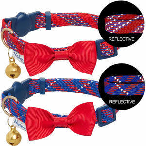 Blueberry Pet - Reflective Striped Cat Collar - Southern Agriculture 