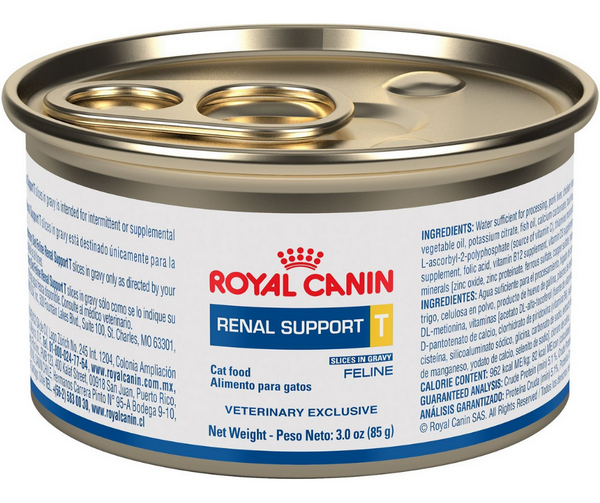Royal Canin Veterinary Diet - Renal Support "T", "Tasty" Slices in Gravy Canned Cat Food-Southern Agriculture