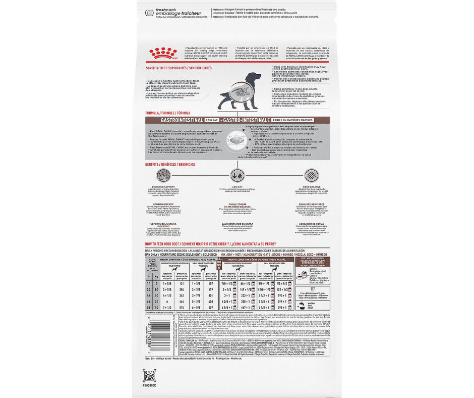 Royal Canin Veterinary Diet - Gastrointestinal, Low Fat Dry Dog Food-Southern Agriculture