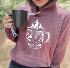 Coffee Mountain Scene Super Soft Hoodie