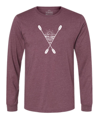 Kayaking Into The Sunset Long Sleeve T-Shirt
