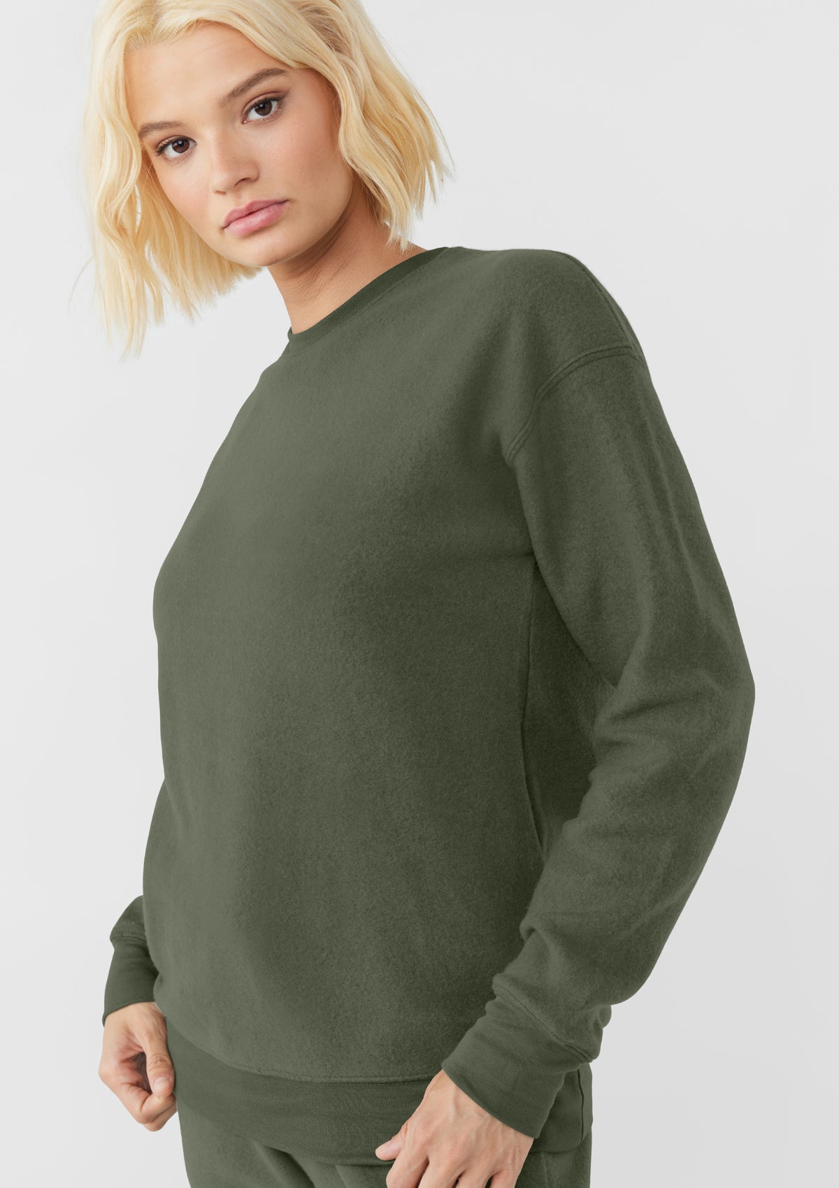 Sueded Crew Sweatshirt – BELLA+CANVAS