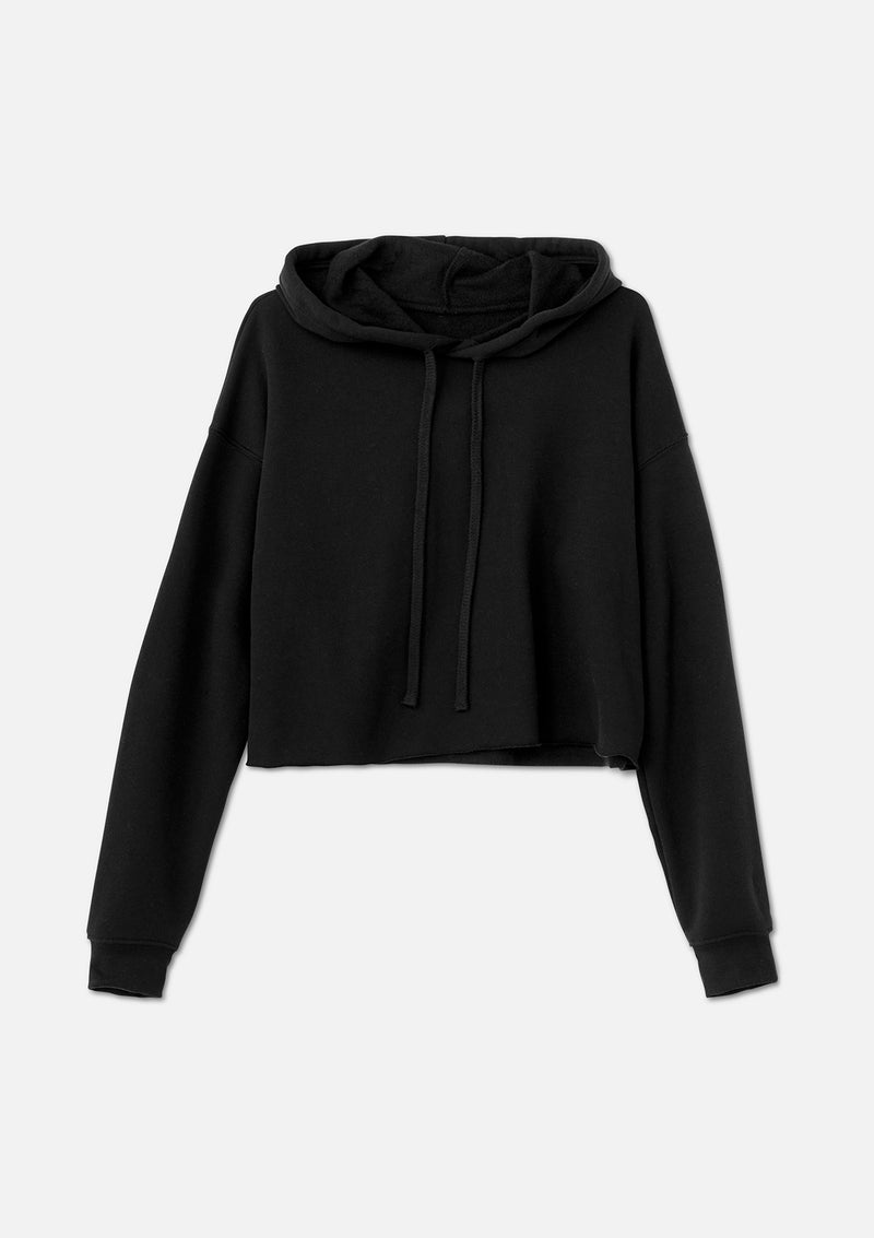 The Crop Hoodie – BELLA+CANVAS