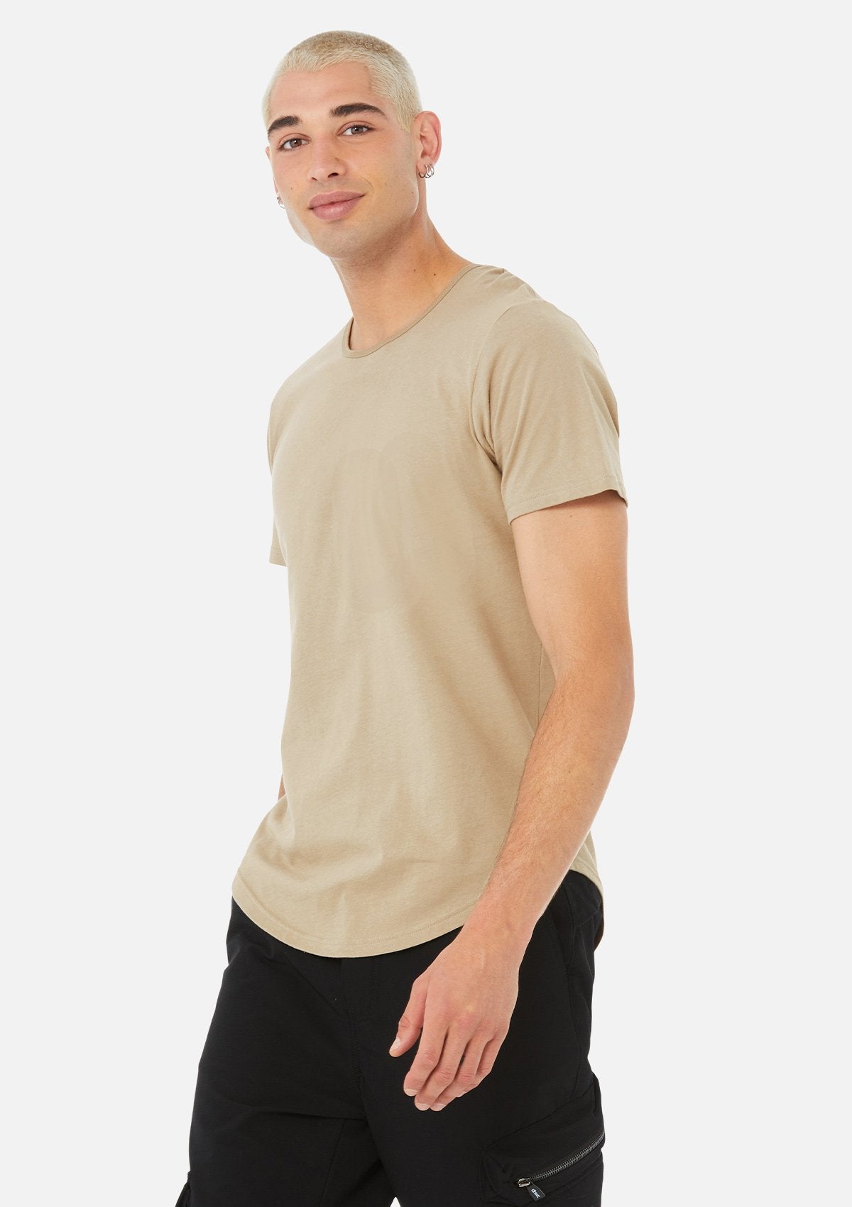 Curved Hem Tee | Curved Hem T Shirt | Men's T Shirts | Men's Tee Shirt ...