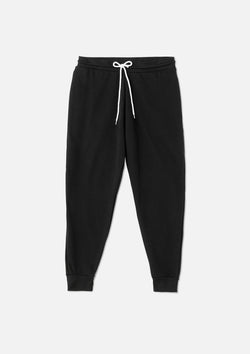 black jogger sweatpants