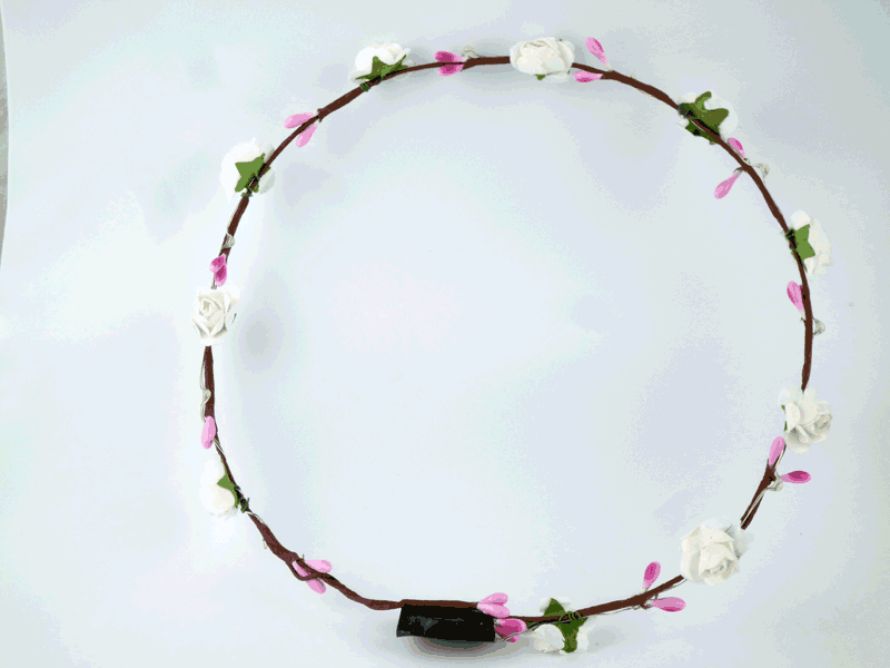 flower wreath headband