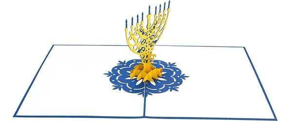 Hanukkah Menorah Banner