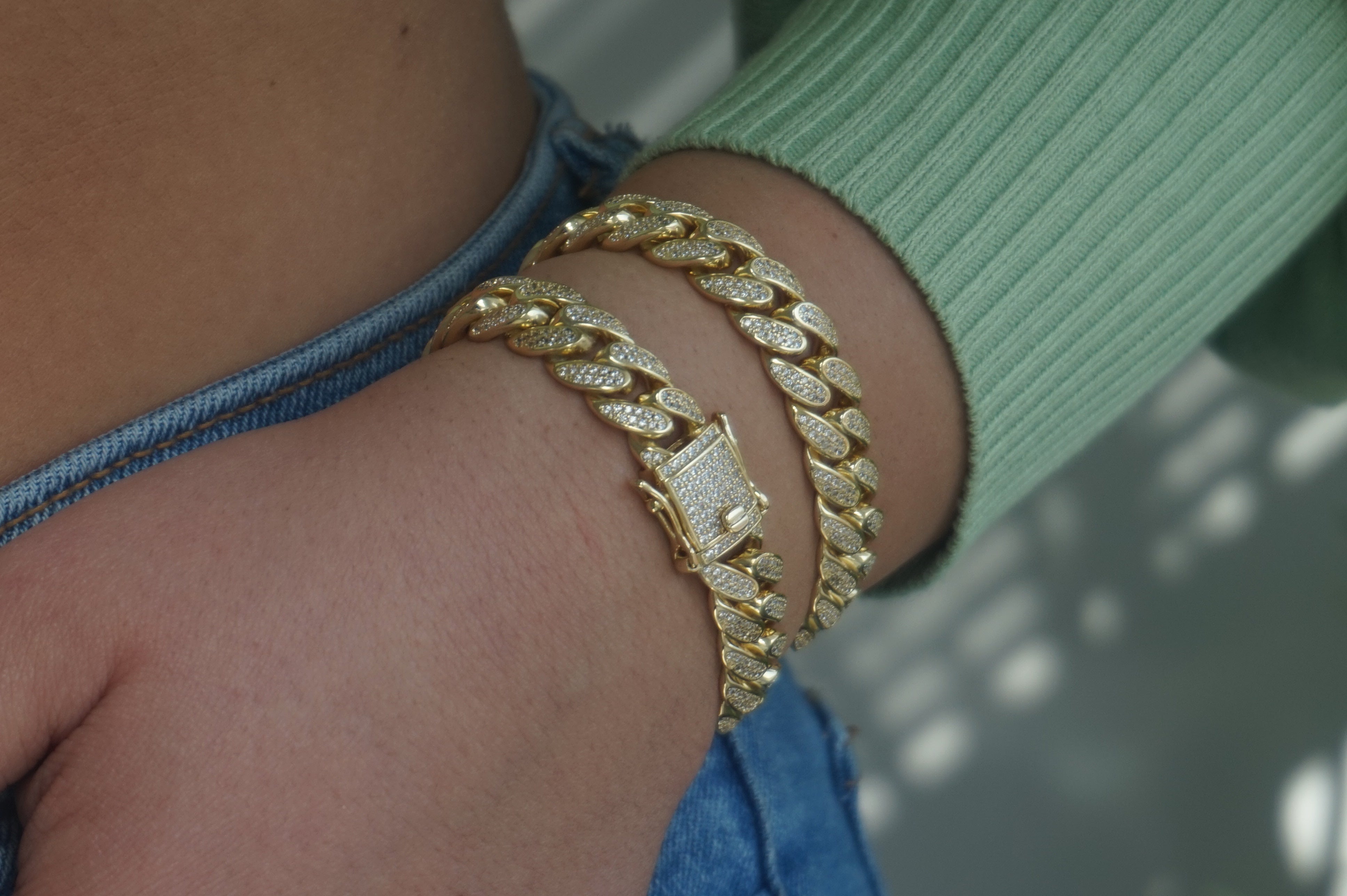 'ICED CUBAN BRACELET' - RESTIVO JEWELERS product image