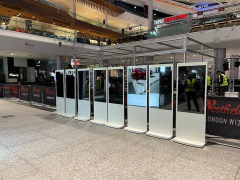 Freestanding Screen Rental Project at Westfield