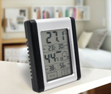 LCD Digital Wetterstation Hydrometer Thermometer Luftfeuchtigkeit Touch