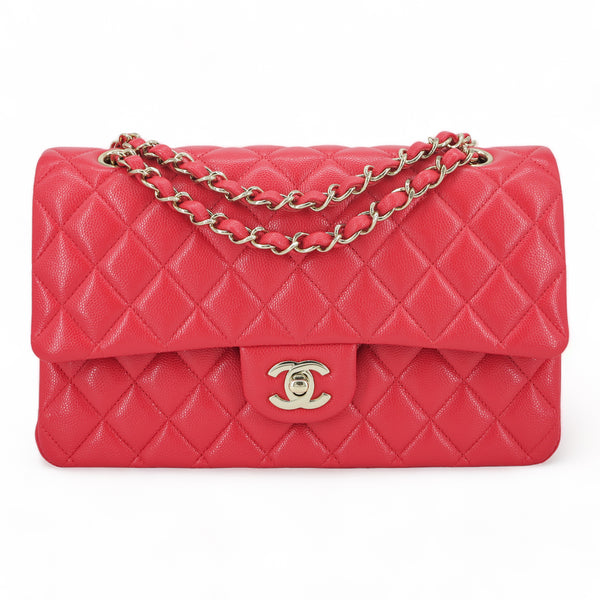 Chanel Classic Double Flap Bag Quilted Lambskin Small Metallic 2325471
