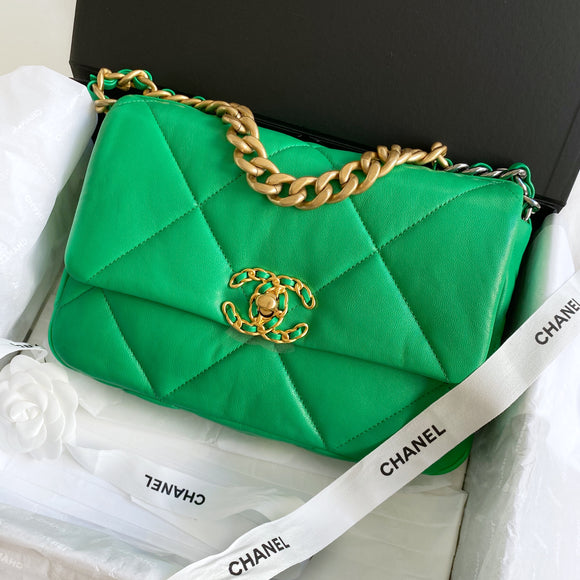 Chanel Jumbo Tiffany Blue - Designer WishBags