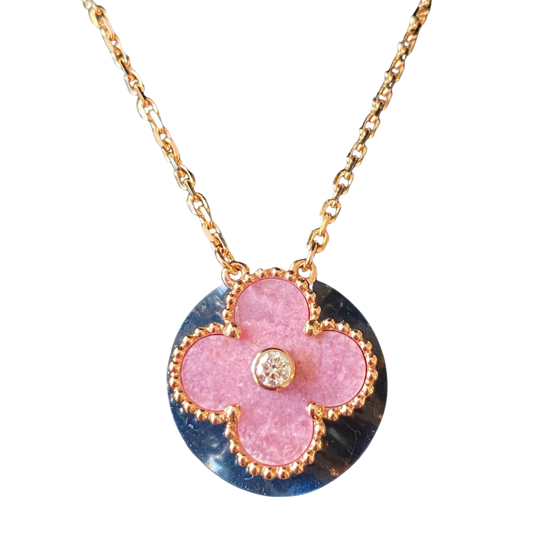 van cleef rhodonite necklace