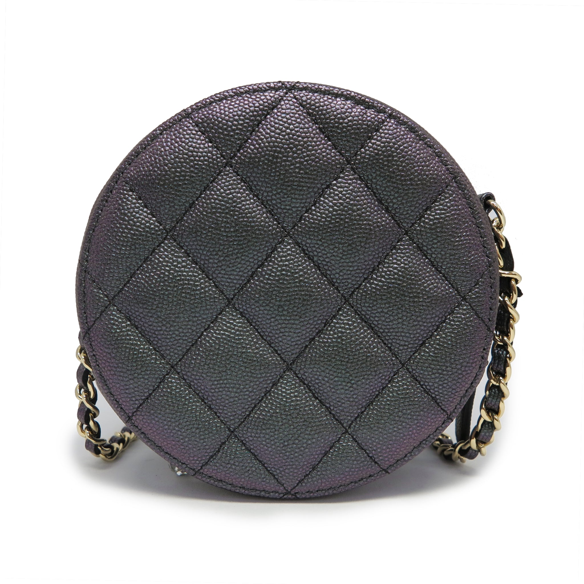 Chanel Vanity Square Mini Black Caviar Leather, Gold Hardware, New in Box