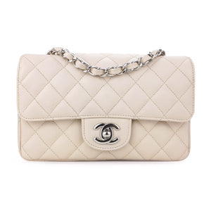 Chanel Blue Quilted Lambskin Mini Rectangular Classic Flap Light Gold  Hardware, 2022 Available For Immediate Sale At Sotheby's