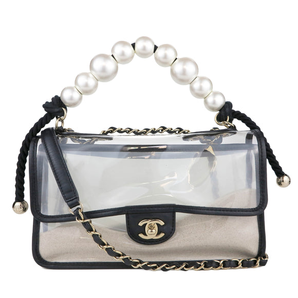 chanel pvc bag with sand