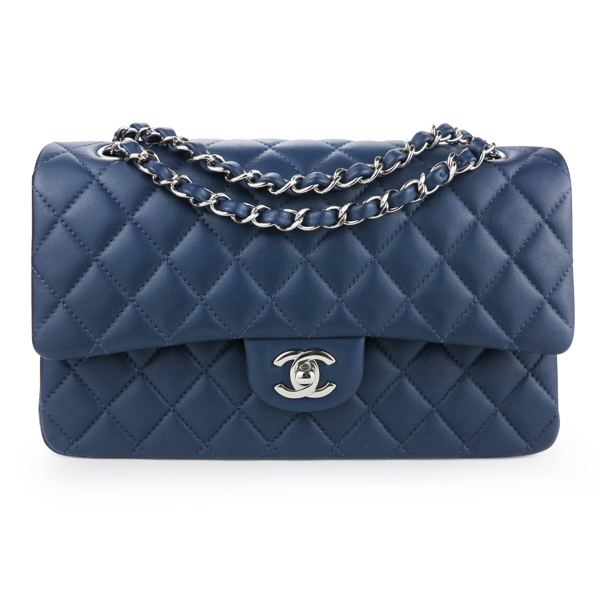 Unboxing the Chanel Navy Blue Caviar Leather Boy Bag  YouTube