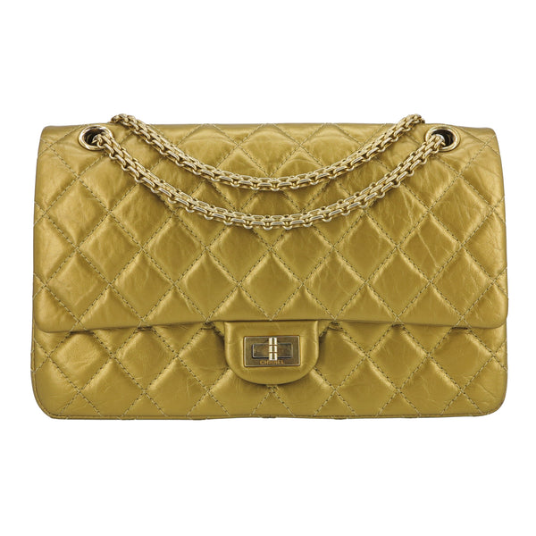 Chanel - 2.55 Re-issue Flap Bag - 226 - Gold Hardware - Black Calfskin