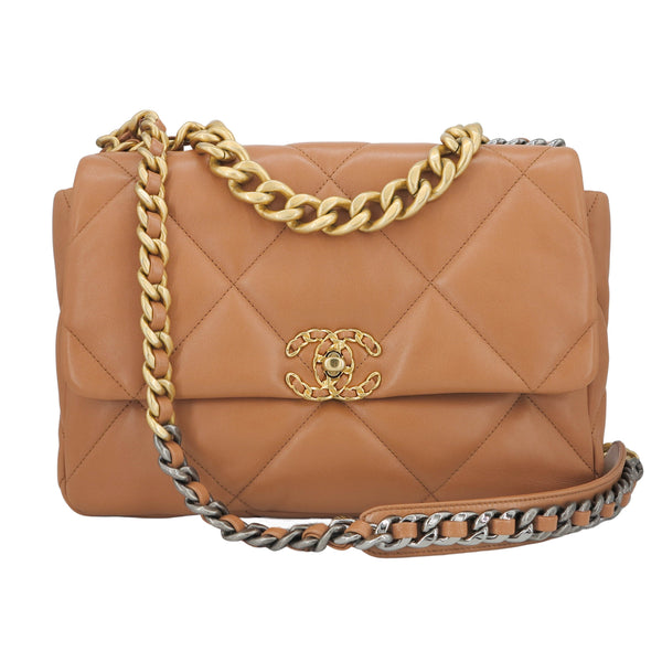 Chanel 8 Knots Lambskin Leather Tote Bag (SHG-23076) – LuxeDH