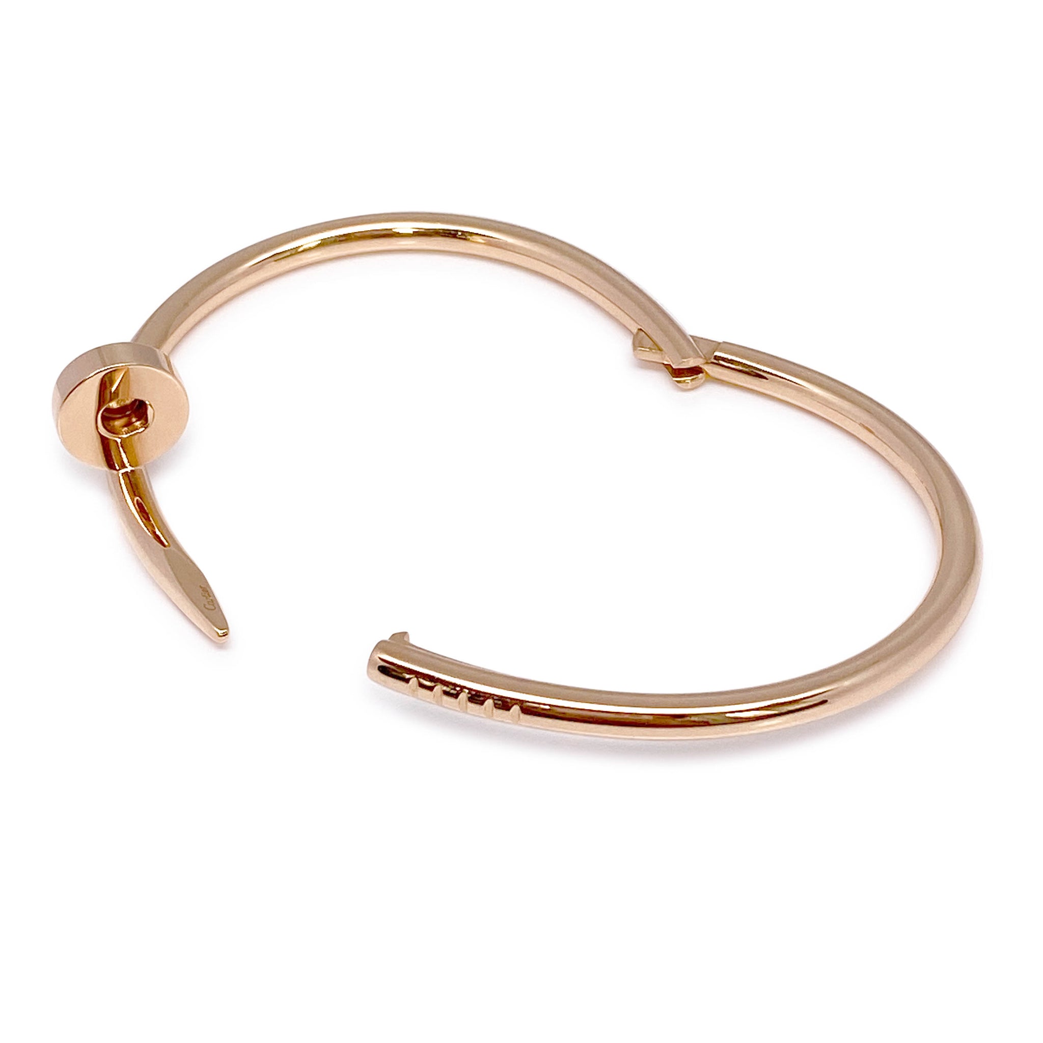 Clou Bracelet in 18k Pink Gold sz 16 
