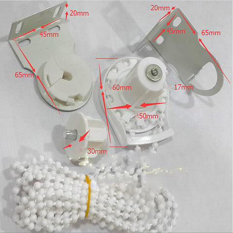1 Set Plastic Roller Blind Shade Clutch Bracket Chain Repair Kit for 28mm Tube Roller Blind Accessories