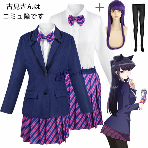 Komi Cant Communicate Komi Shouko Cosplay Costume Wig Anime Komi San W ...