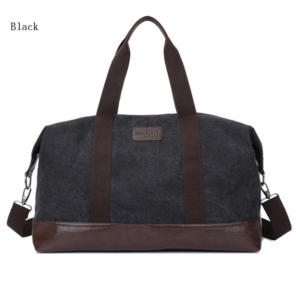 MANJH Designer Travel Bags High Quality Foldable Travel Tote Handbag Casual vintage Canvas Luggage Travel Shoulder Bags M176
