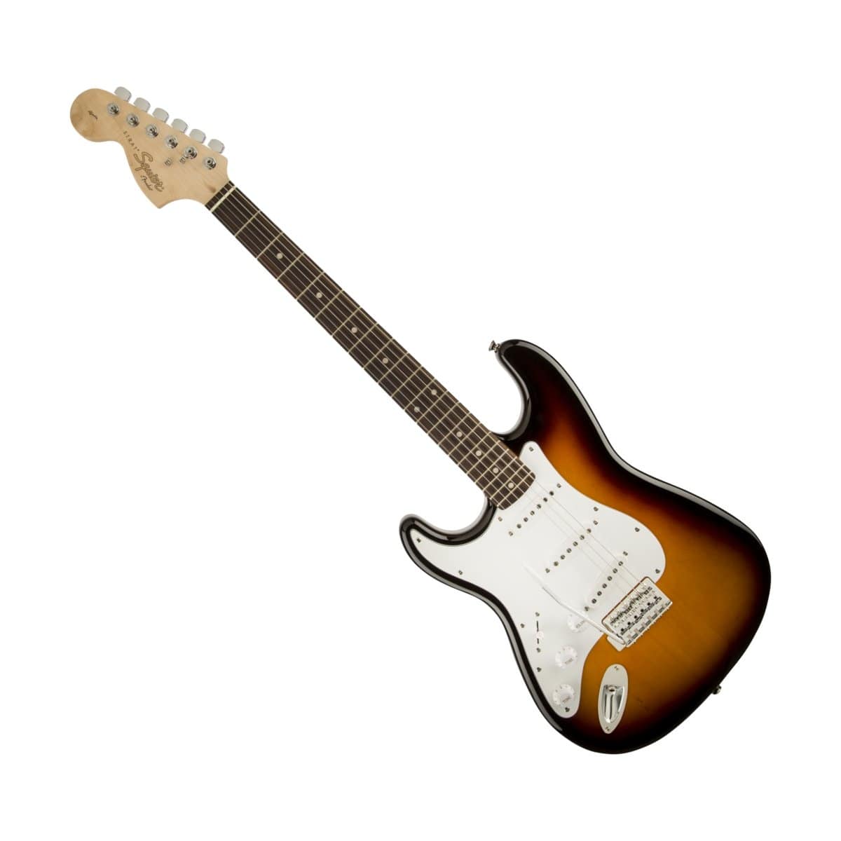 squier affinity strat brown sunburst