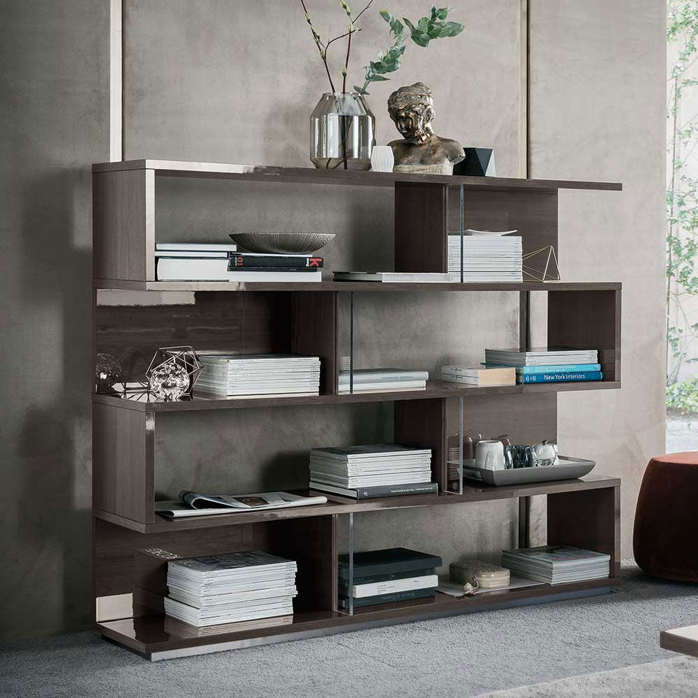  Athena High Gloss Bookcase 