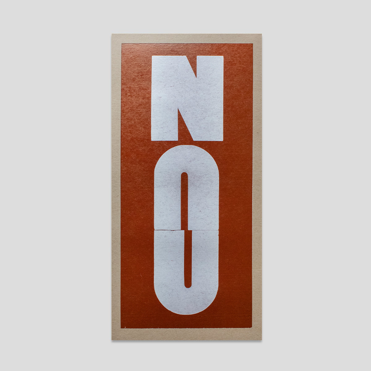 NO Typeface Print