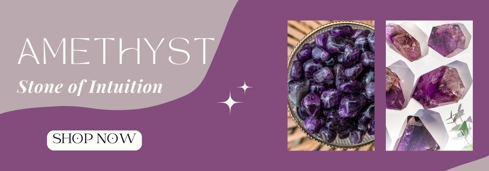 The purple stone gem amethyst is the stone of intuition. Learn about amethyst properties and amethyst benefits, and shop amethyst healing stones..