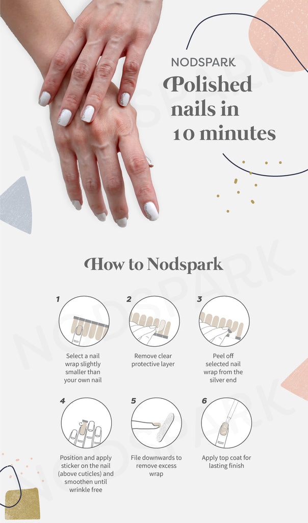 Nodspark Nail Sticker Application