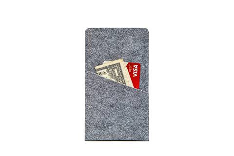handmade iphone sleeve with card pocket