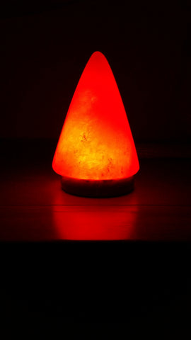 Cone Shaped Salt Lamp