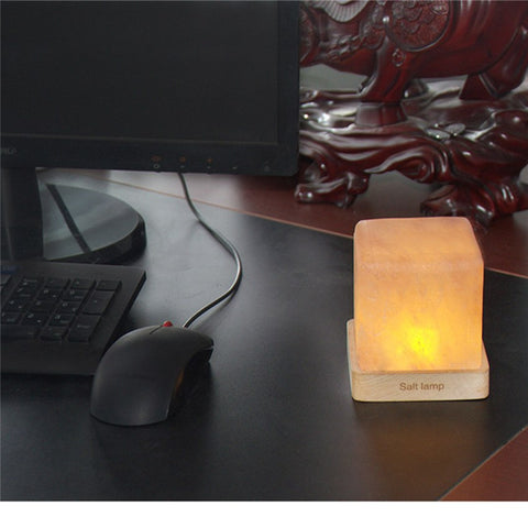 Himalayan rock salt USB lamps