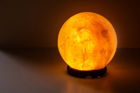 Himalayan Round salt lamp