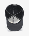 Golf Hub Black SnapBack Golf Hat - Curved Brim